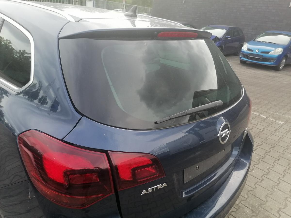 Opel Astra J Sportsturer original Heckklappe mit Heckscheibe Z22A Ozeanblau Kombi Bj.2011